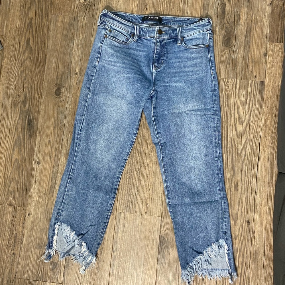 Liverpool Distressed Denim